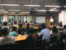 Prof. Roger Jeffery, University of Edinburgh, at a Public Lecture on "Indian pharmaceutical Industry" at TISS, Mumbai on 29th August 2012.